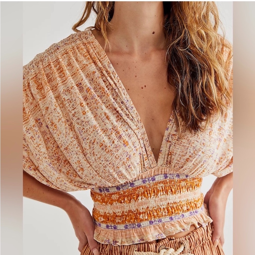 Free People Multicolor Crop Top - Picture 2 of 11